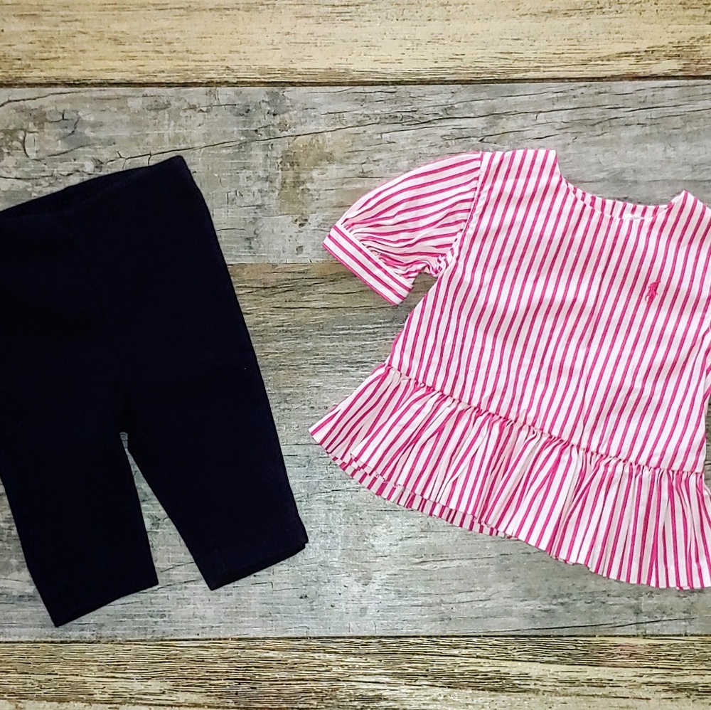 NWOT Ralph Lauren 9Mo Toddler Outfit. Adorable!!